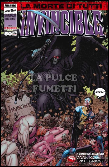 INVINCIBLE #    50 - VARIANT C - ARTHUR ADAMS - MANICOMIX